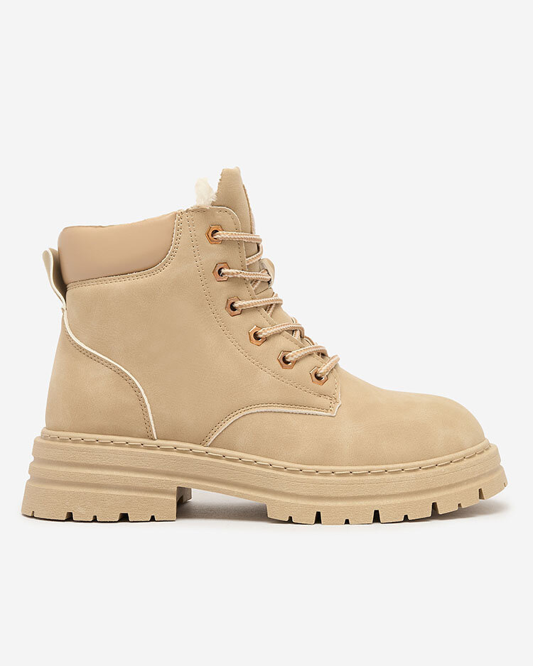 Resti Beige women&#039;s insulated trapper boots Radoras