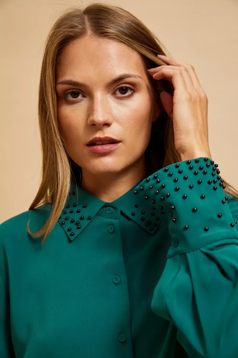 Marisse A Shirt Decorated With Beads