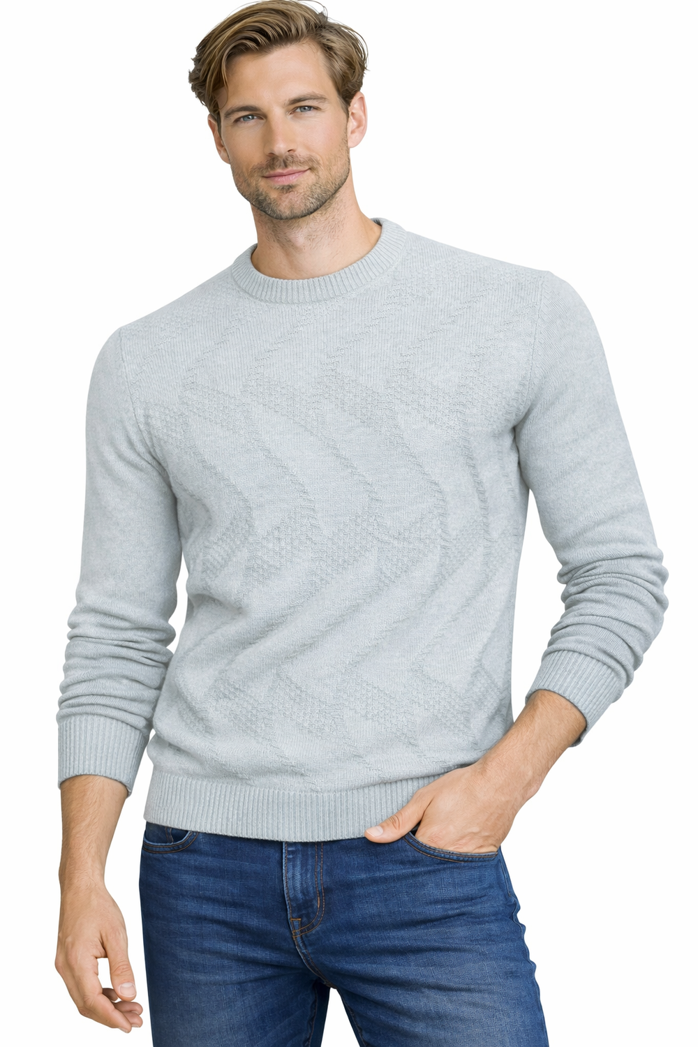 Мъжки поларен суичър WEENS - WS7115 BUZ