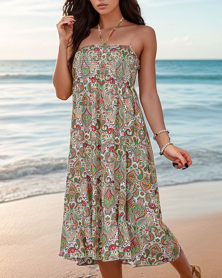 Resti Women's midi dress with print