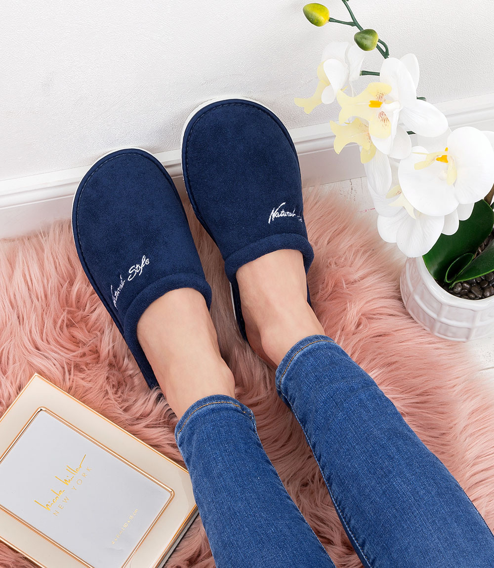 Дамски чехли Natural Style NS-042 Сини