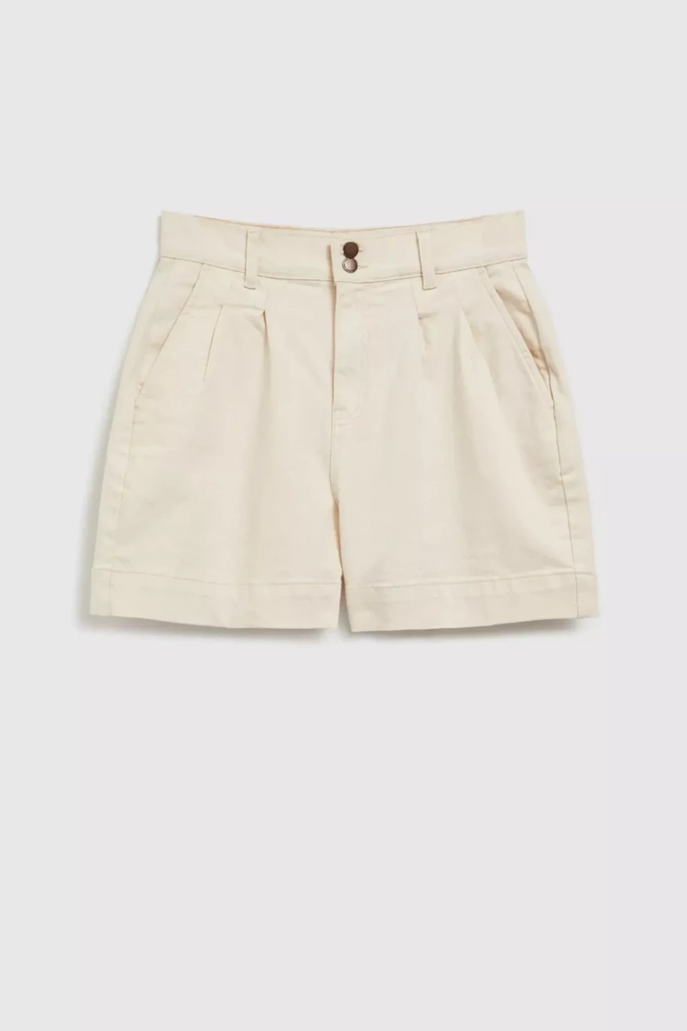 Women&#039;s linen shorts MOODO - light beige