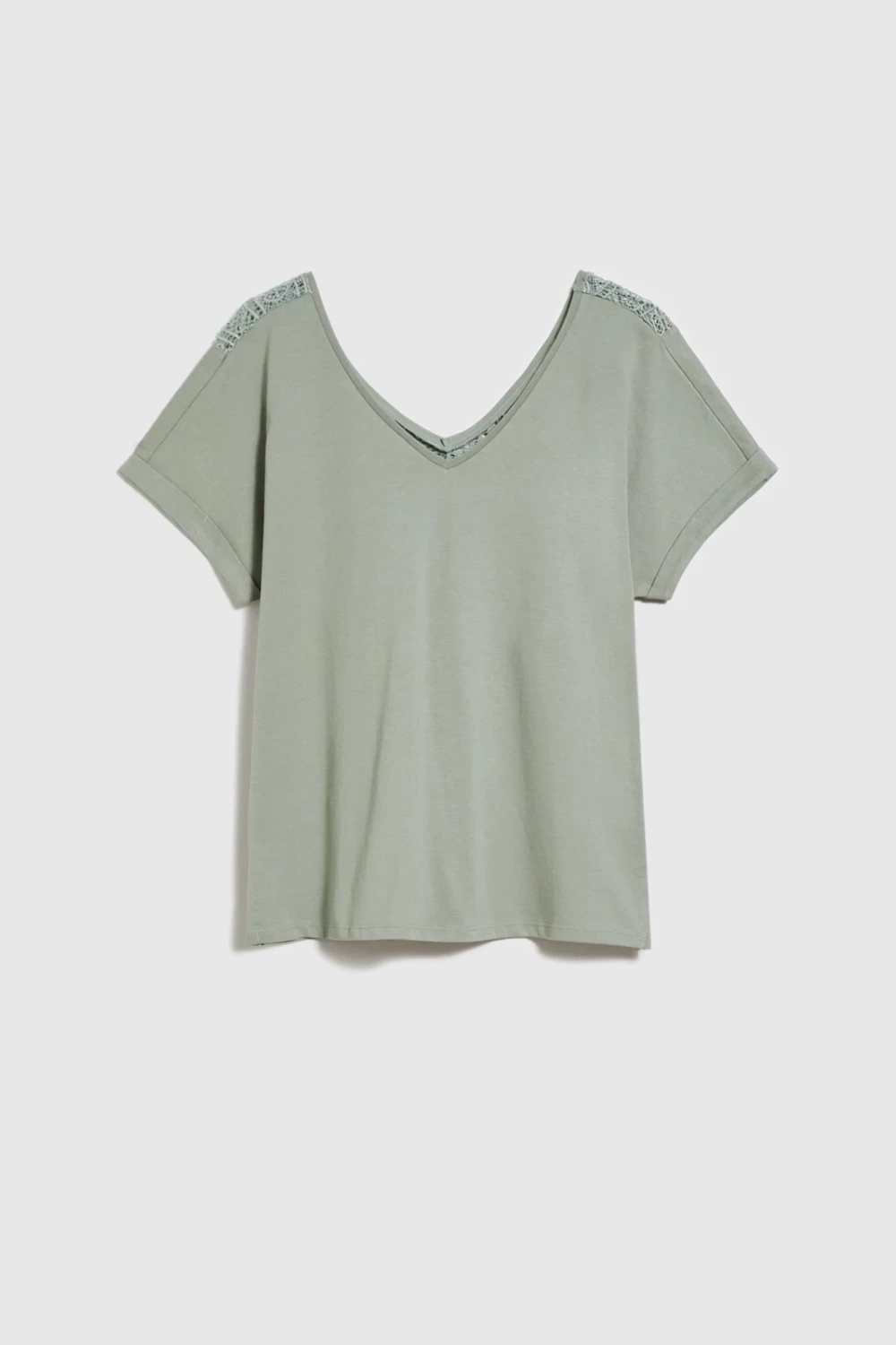 Marisse Olive Cotton Blouse