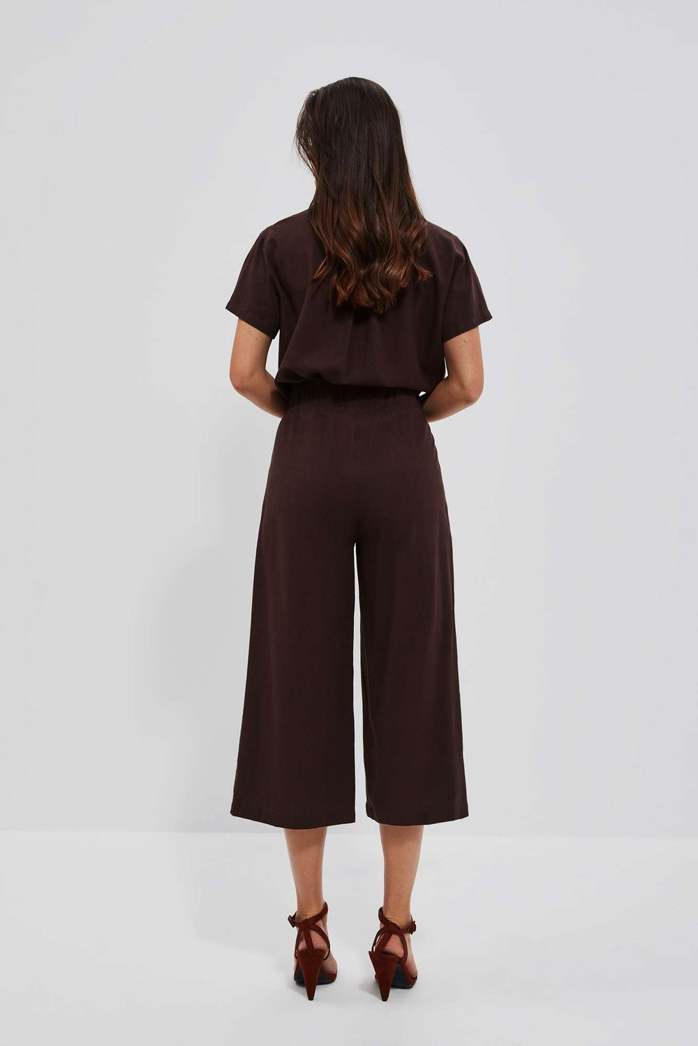 Marisse Women's Trousers L-Sp-4030 D.Oak