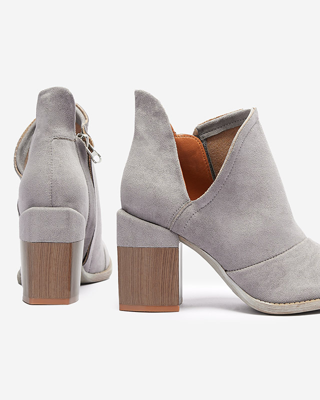 Resti Gray women&#039;s ankle boots with Cintura cut-outs - Footwear