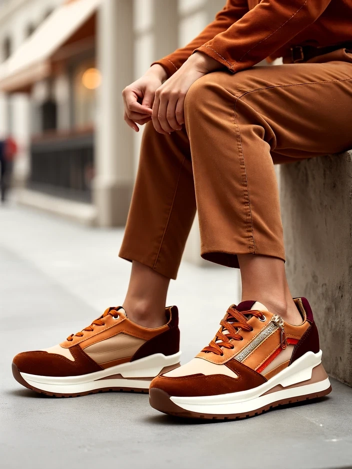 Resti Women&#039;s sports shoes with a hidden wedge Bessase