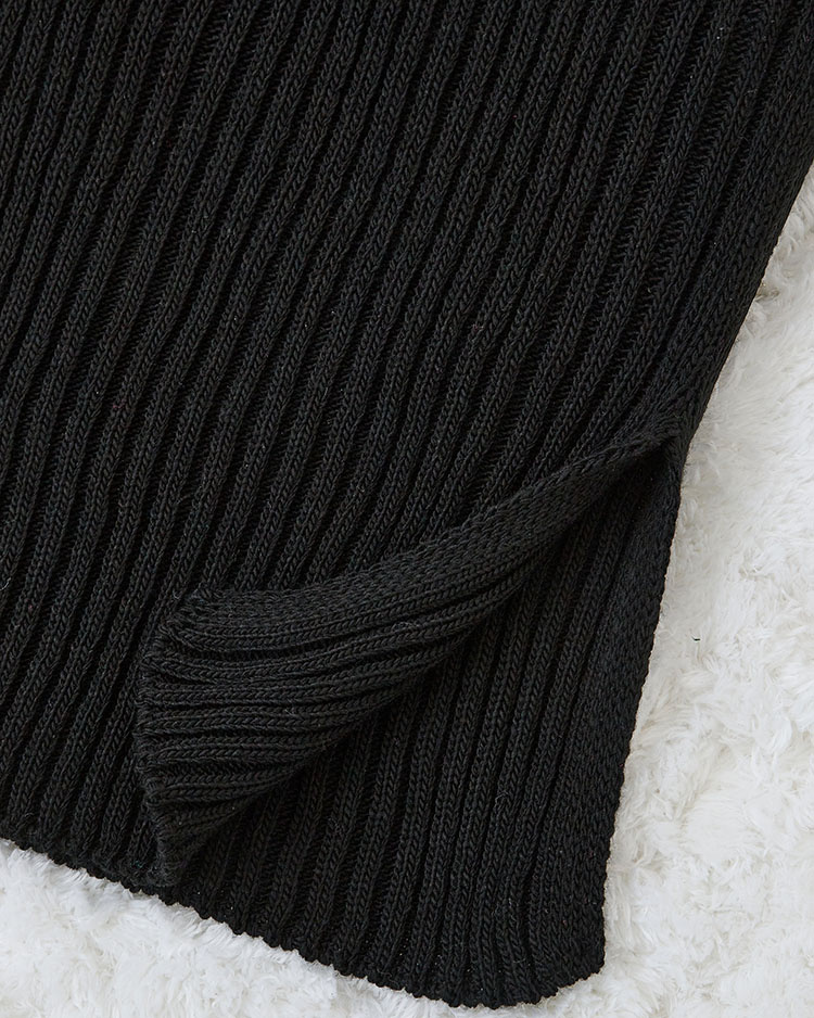 Resti Black womens sweater dress