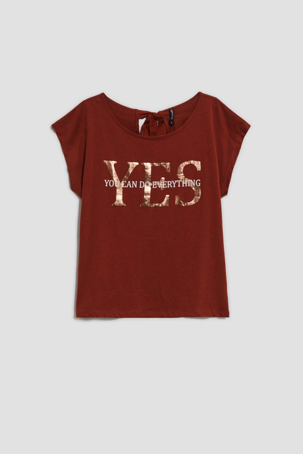WOMEN'S T-SHIRT L-TS-4015 BROWN