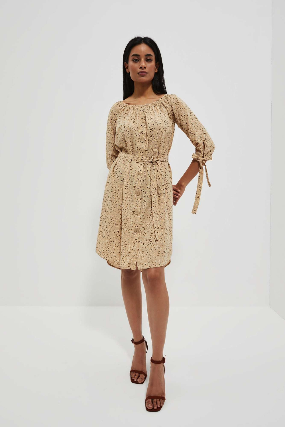 Marisse Women&#039;s Dress L-Su-4031 D.Beige