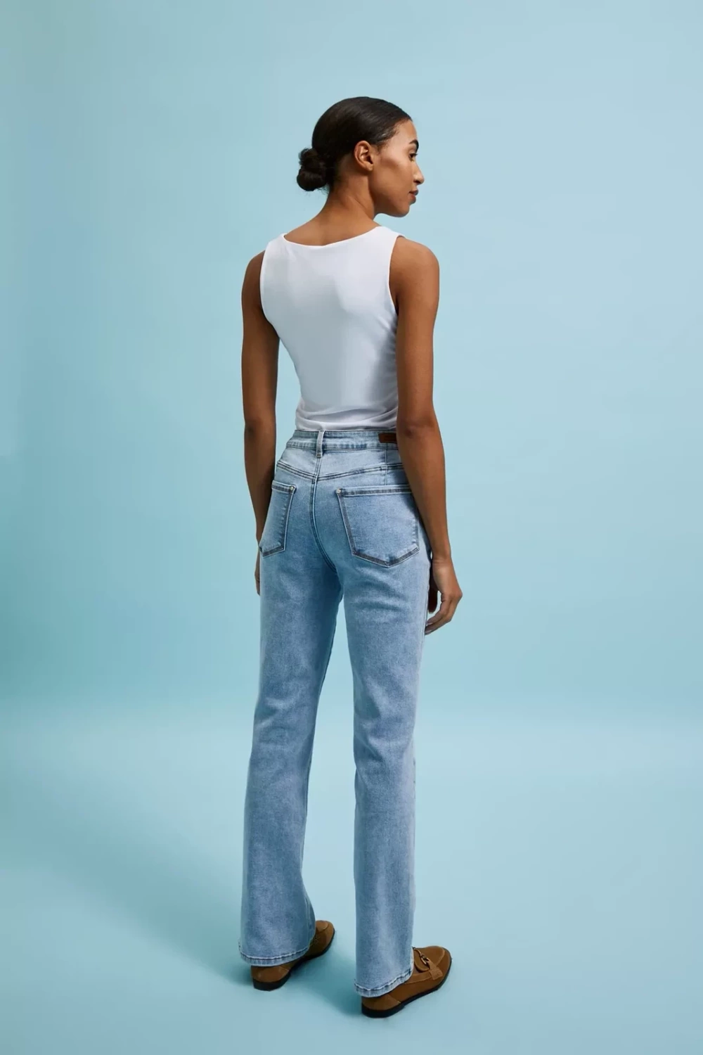 Women's blue jeans