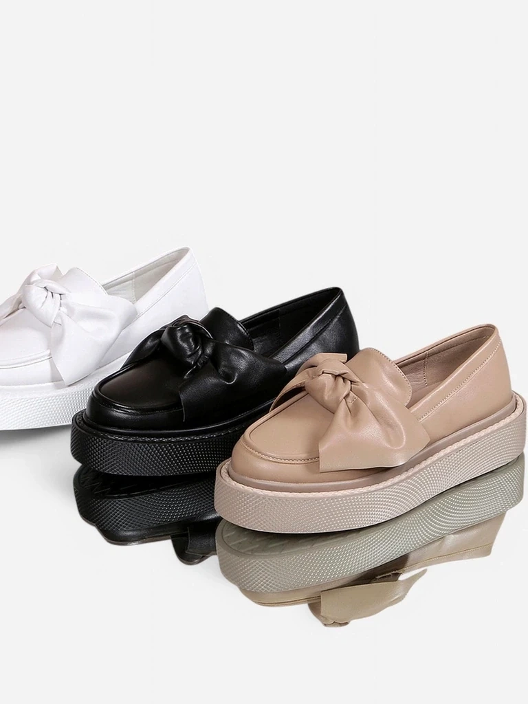 Resti Elegant women’s moccasins with a bow Ortto