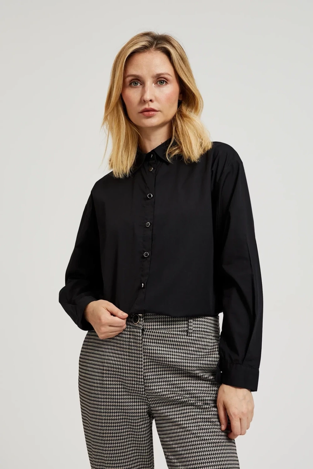 Marisse Womens Shirt Z-Ko-4514 Black