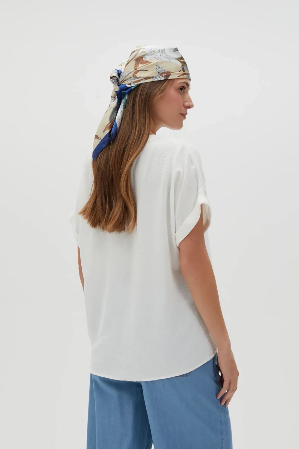 Marisse Women's Shirt L-Ko-4623 Off White