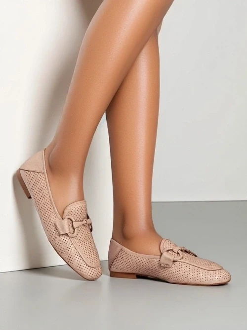 Resti Perforated womens loafers Laamba