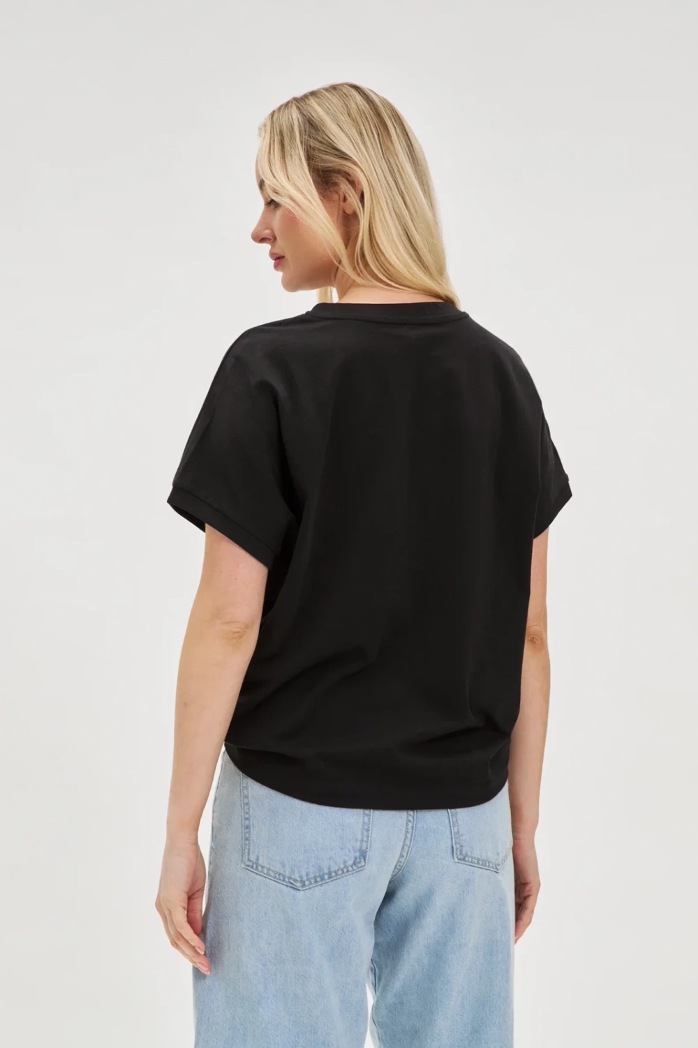 Marisse Women&#039;s T-Shirt L-Ts-4654 Black