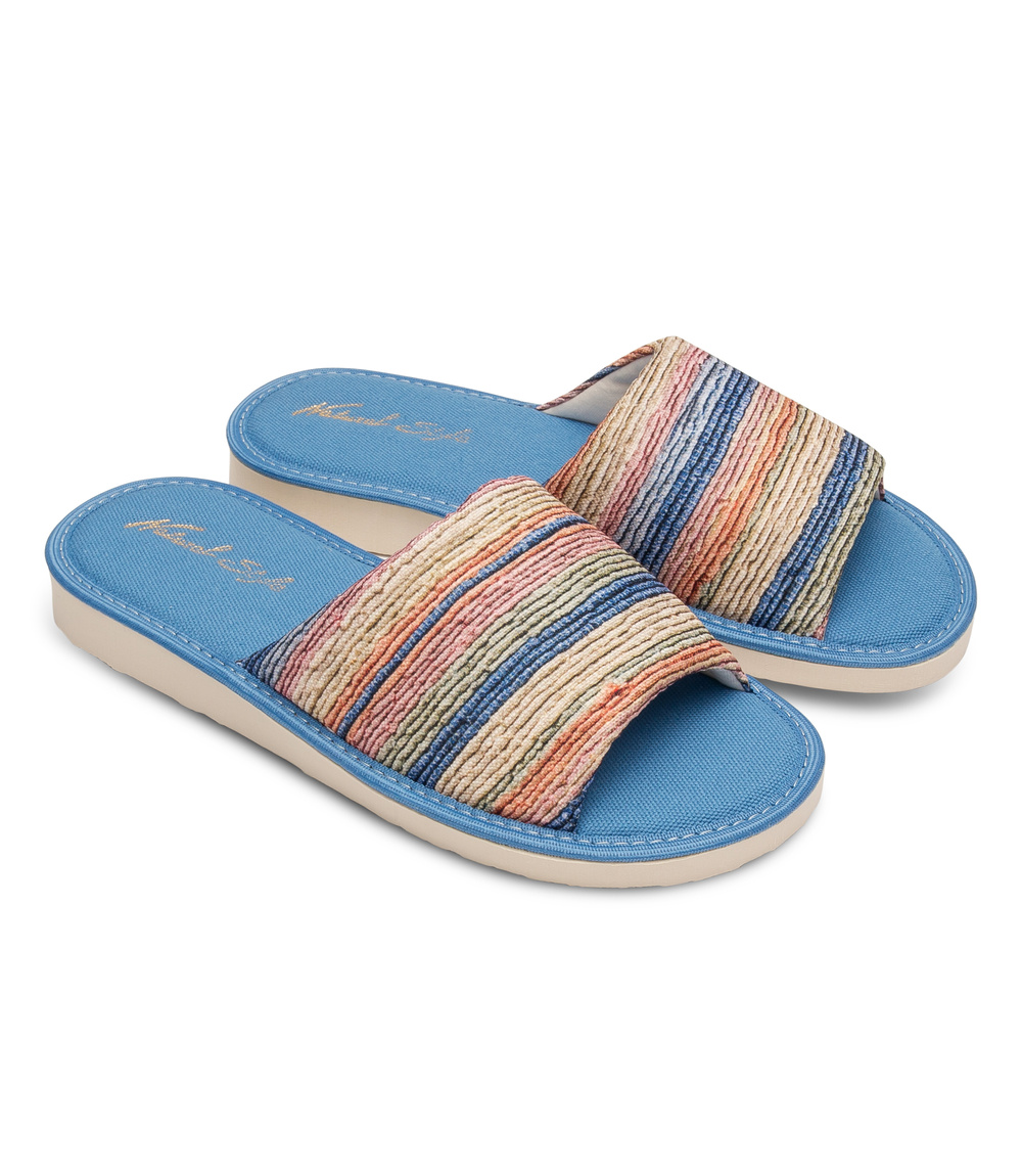 Dámske papuče Natural Style NS-034 modré
