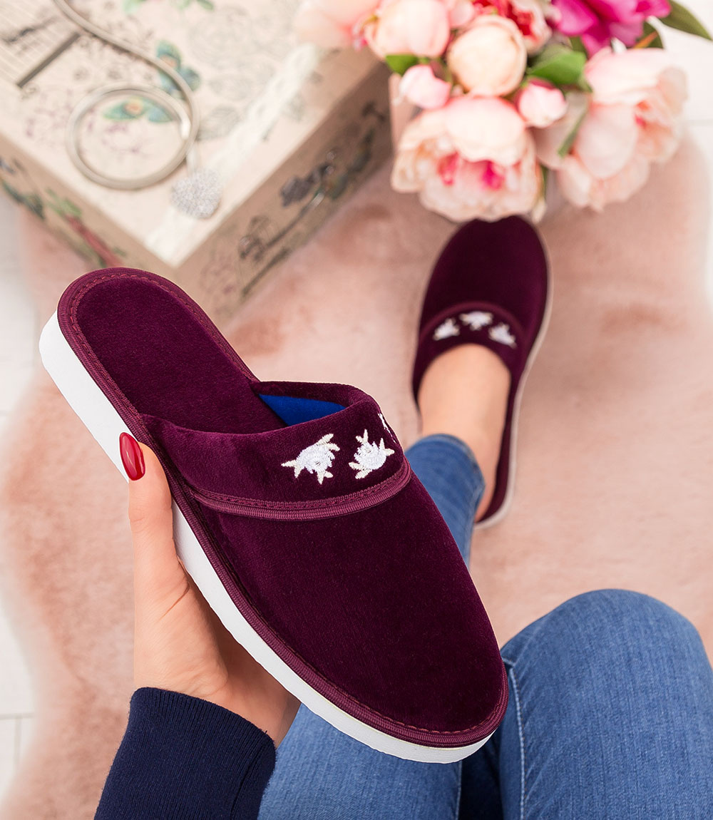 Дамски чехли Natural Style NS-059 лилави