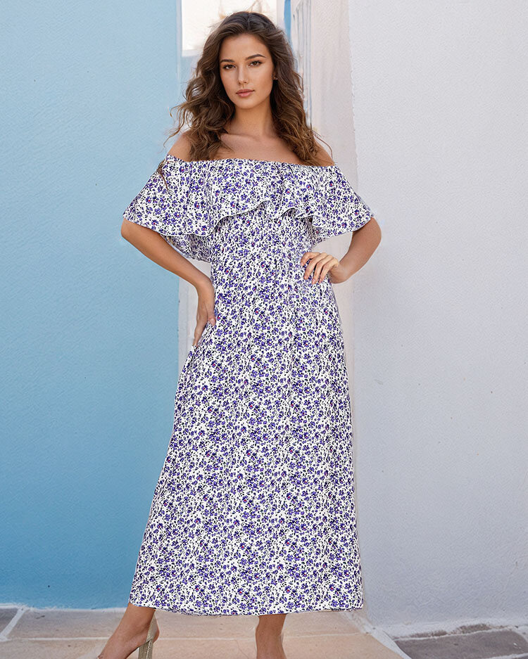Resti Women's midi dress a'la hiszpanka