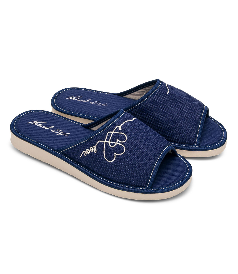 Dámske papuče Natural Style NS-093 modré