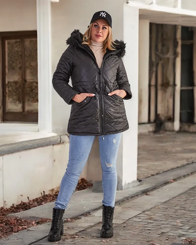 Resti Women's double-sided jacket in black
