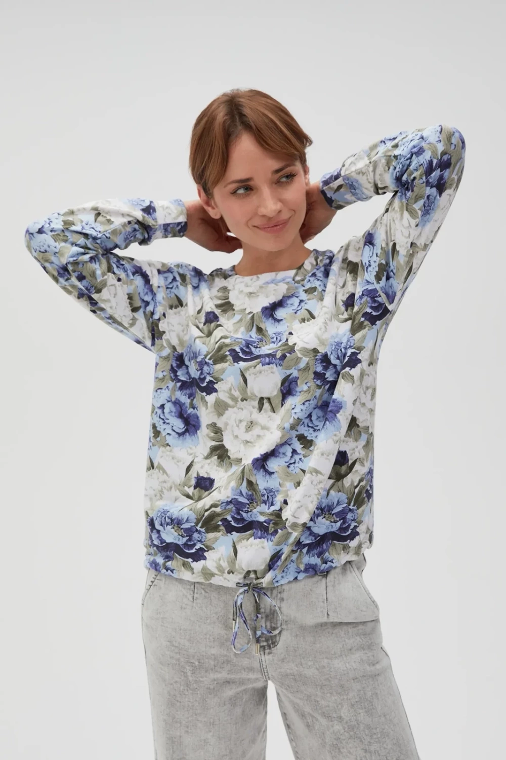 Marisse Women&#039;s Sweatshirt L-Bl-4606 Blue