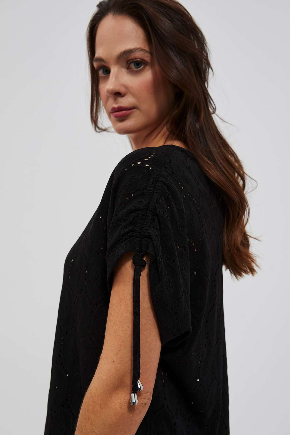 WOMEN'S T-SHIRT L-TS-4033 BLACK