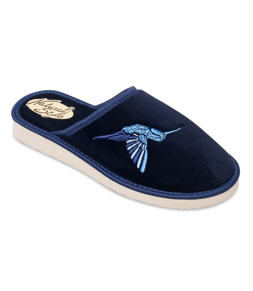 Dámske papuče Natural Style NS-038 modré