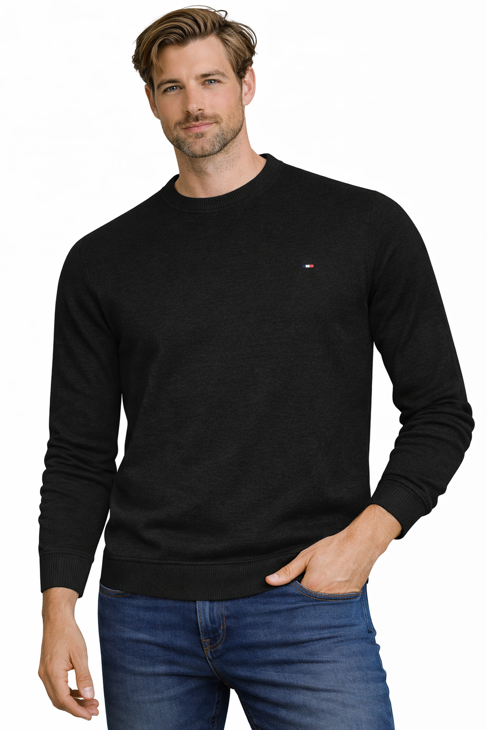 Мъжки суитшърт RWX - 0759 Антрацит