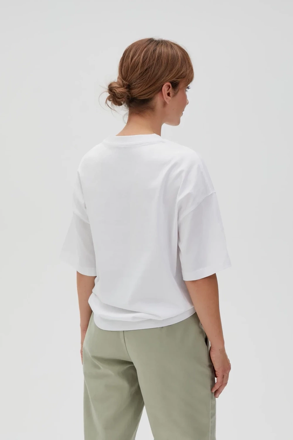 Marisse Women's T-Shirt L-Ts-4613 White