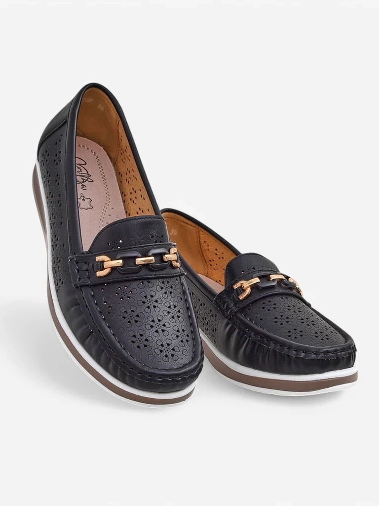 Resti Women's perforated moccasins Cerro