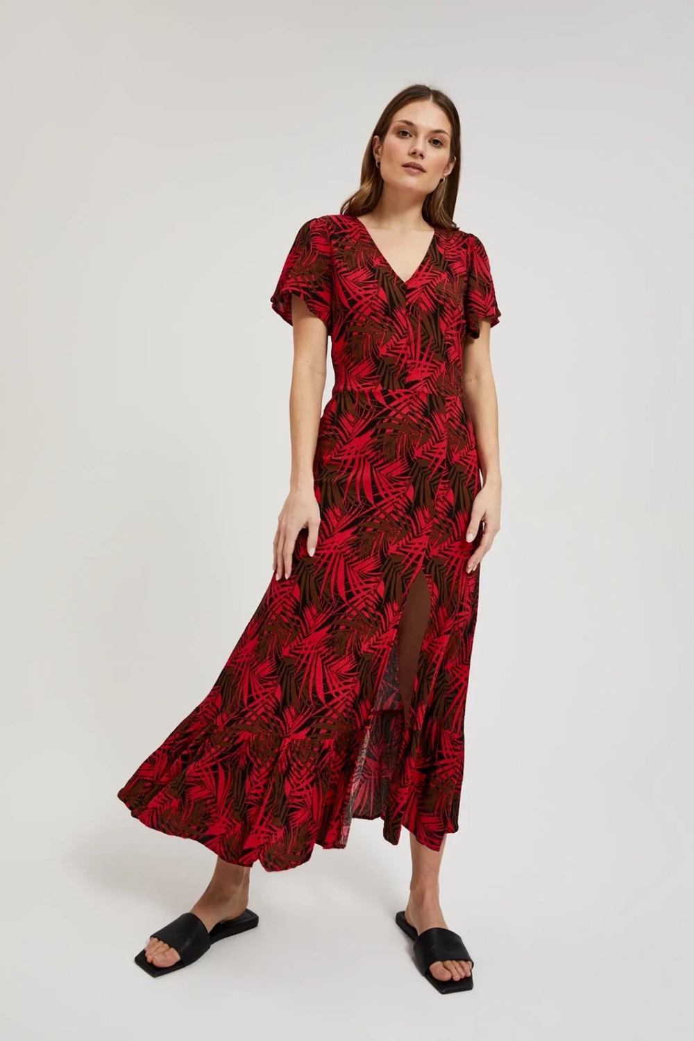 Marisse Women's Dress L-Su-4345 Red
