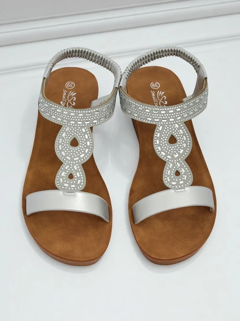 Resti Women&#039;s Wedge Sandals with Cubic Zirconia Agaya