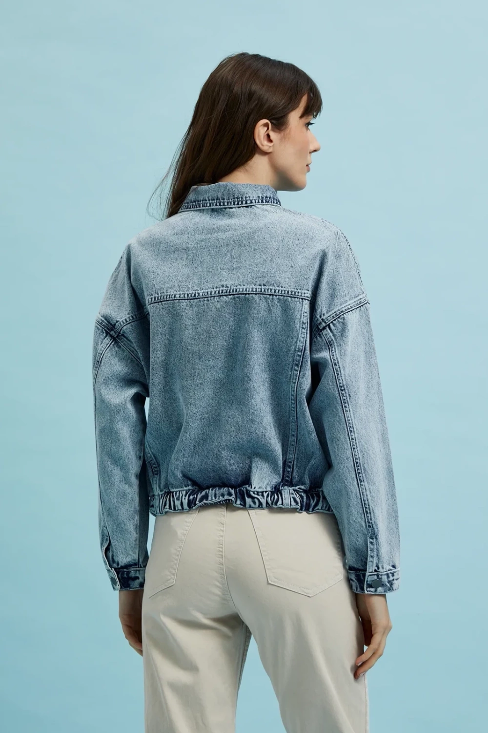 Marisse Women's Jacket L-Ku-4319 L.Blue