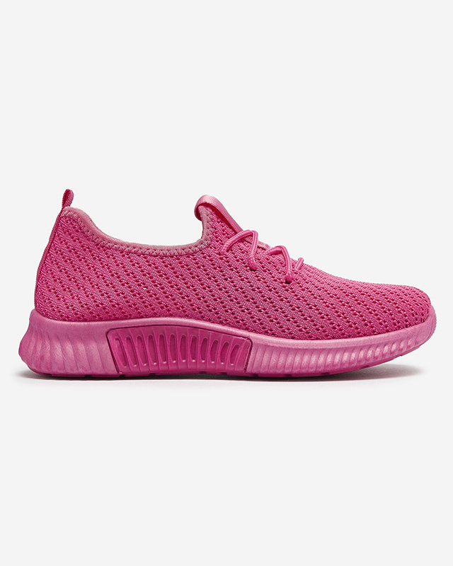 Resti Fuchsia women's fabric sports shoes Vobbu- Footwear