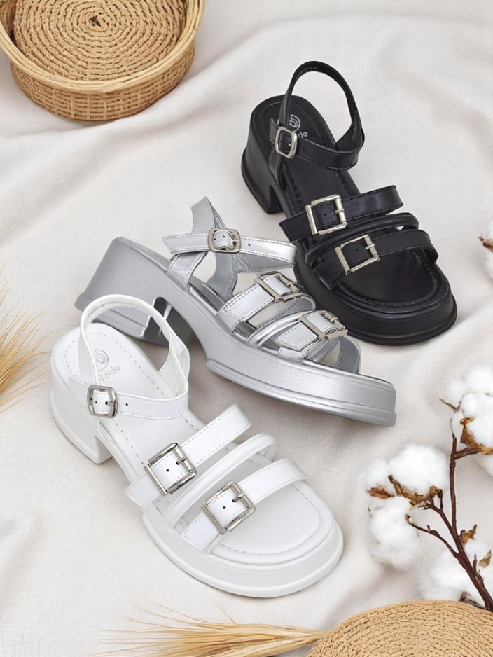 Resti Royal Fashion Women's Low Block Heel Sandals Otteze