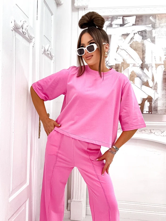 Resti Women's cotton set with flared pants