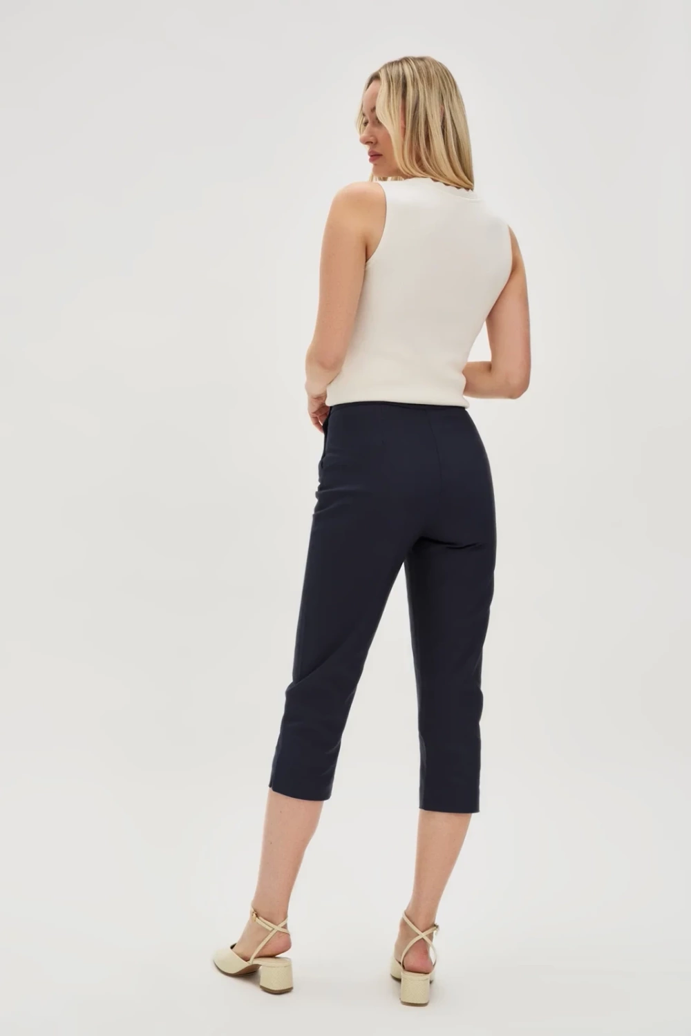 Marisse Women's Trousers L-Sp-4615 Navy