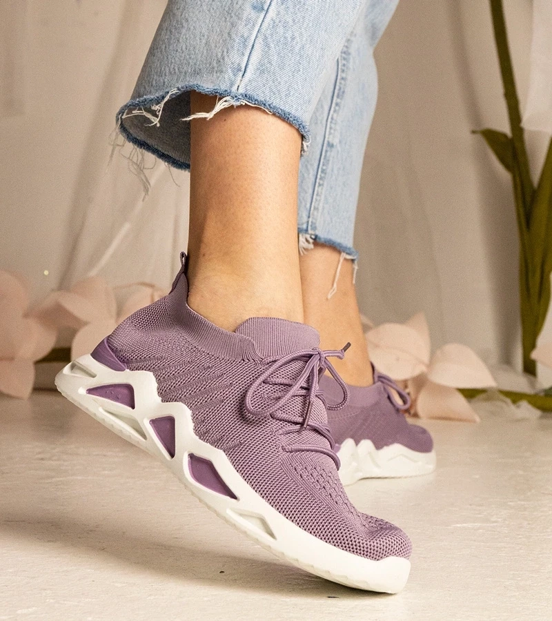 Gemre Adidași mov de damă cu șosetă Miyana