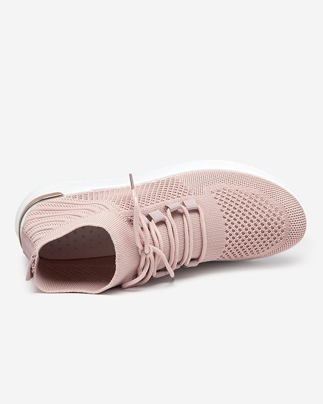 Resti Women&#039;s Pink Bamggy Fabric Sports Shoes - Footwear