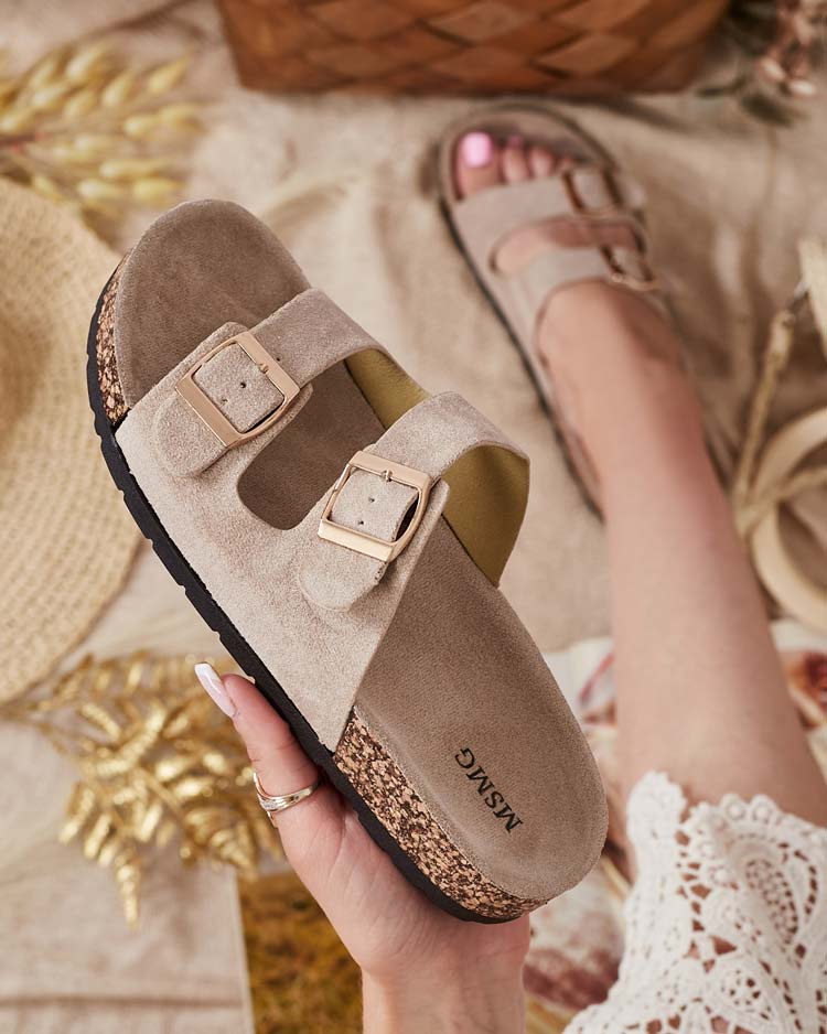 Resti Royalfashion Womens flip-flops with buckles Foumy