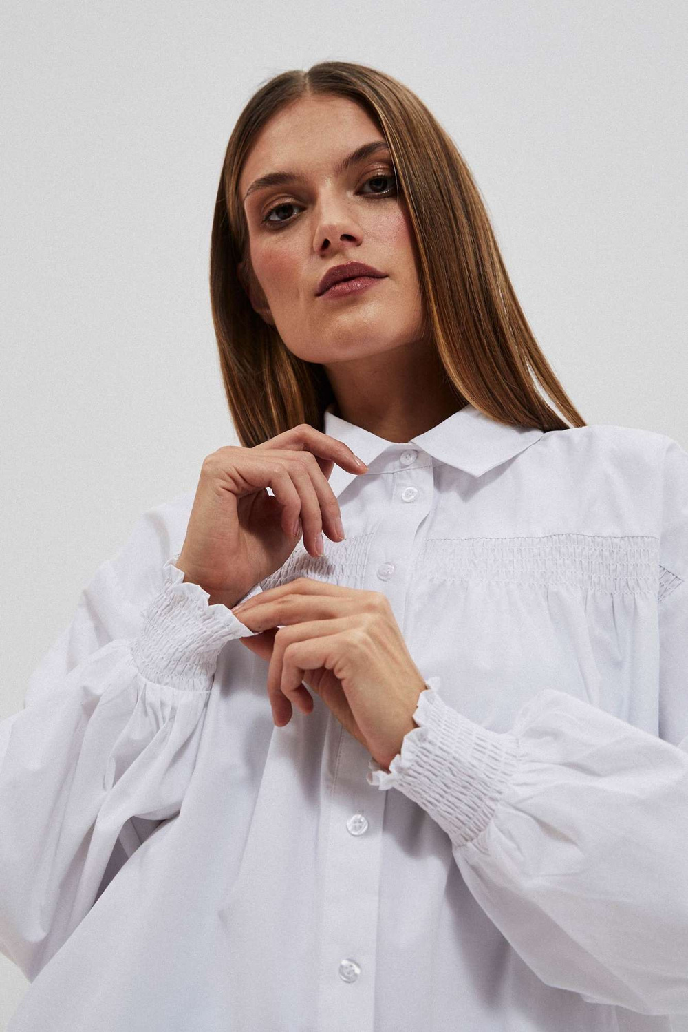 Marisse Women&#039;s Shirt L-Ko-4056 White