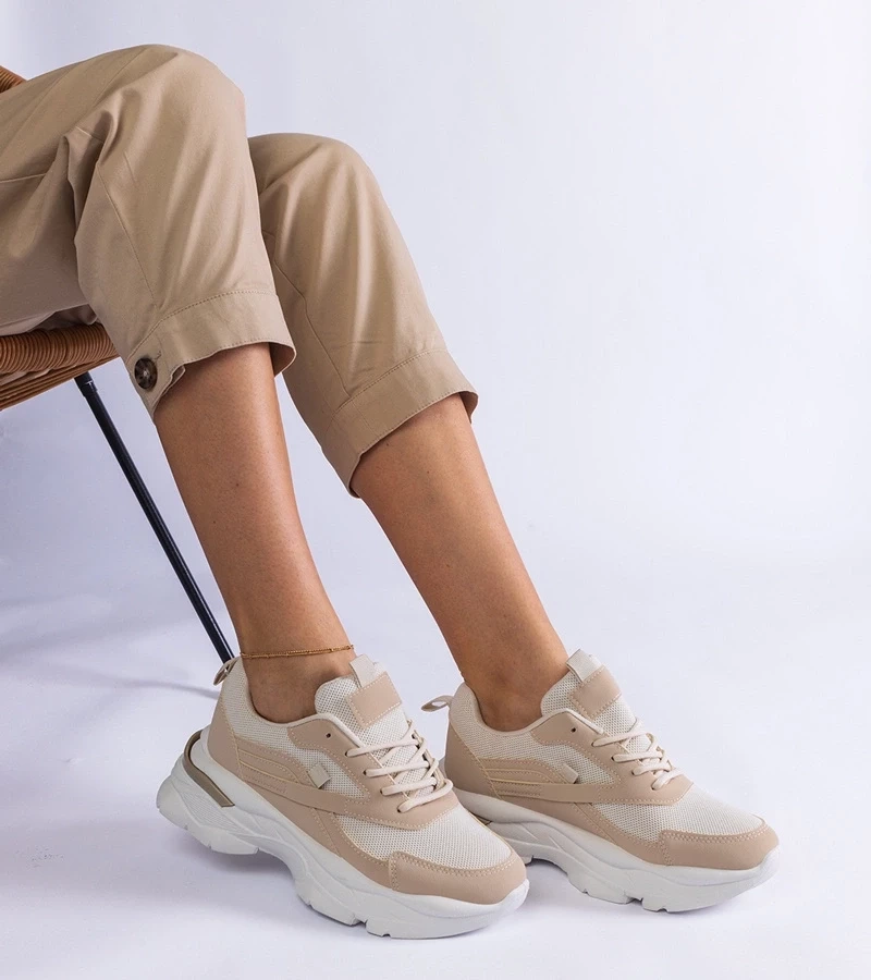 Gemre Adidași bej pe talpă mai groasă Guerrera