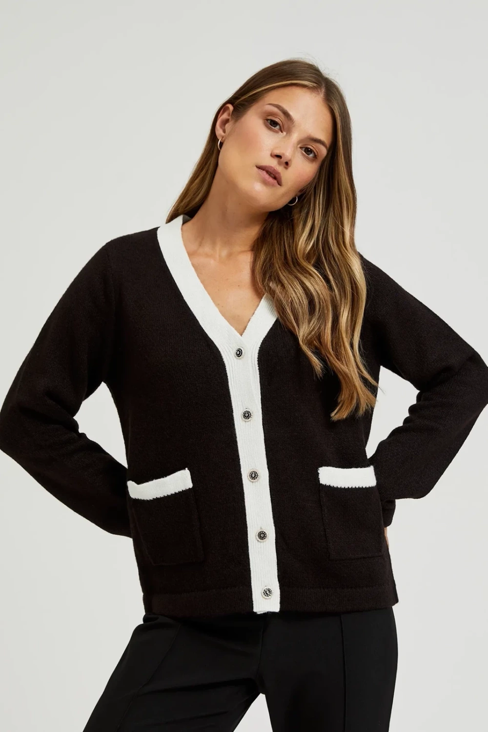 Marisse Women&#039;s Sweater Z-Sw-4568 Black