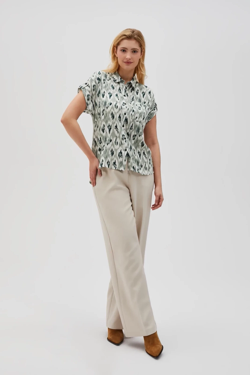 Marisse Women&#039;s Shirt L-Ko-4625 Olive