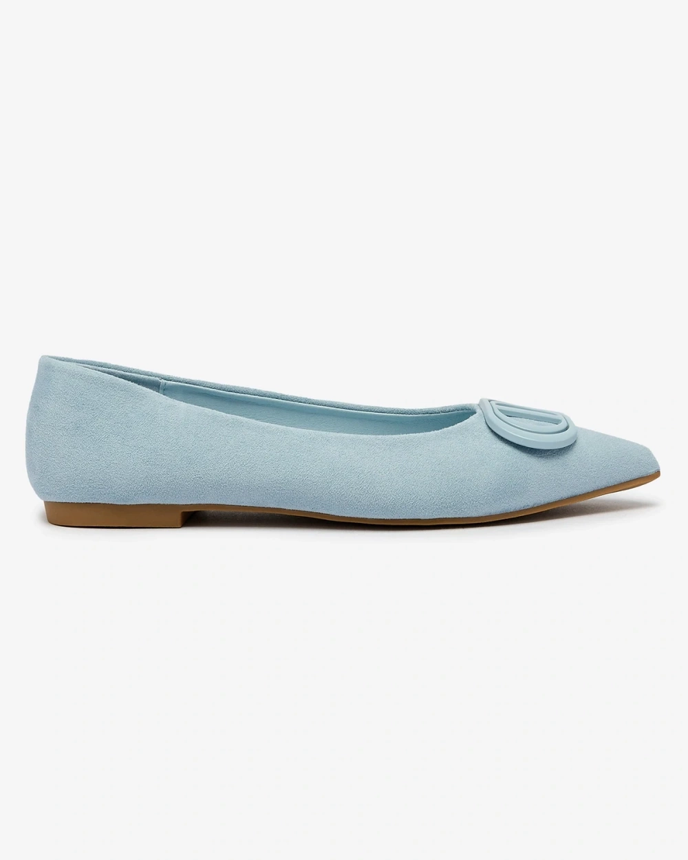 Resti Blue women&#039;s pointed-toe ballerinas with embellishment on the nose Tidita
