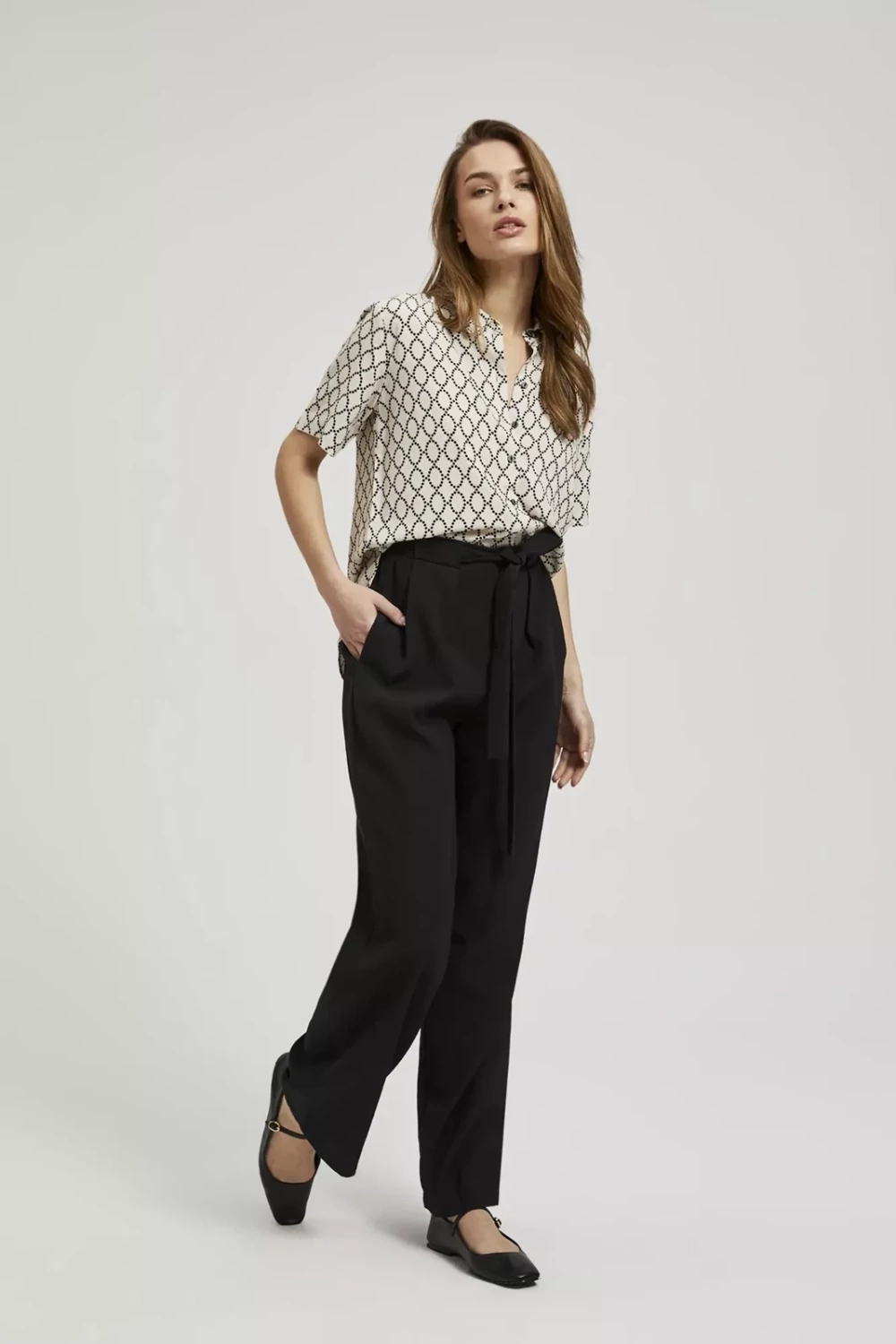 Marisse Women's Trousers L-Sp-4320 Black