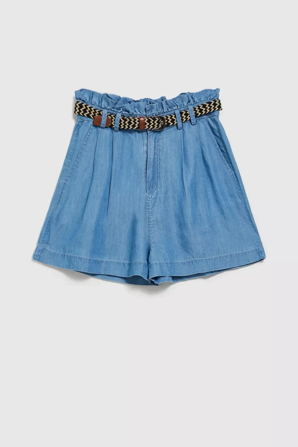 Women&#039;s denim shorts MOODO - light blue