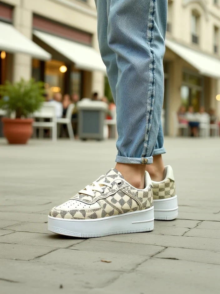Resti Women's sports shoes with Ozofio print