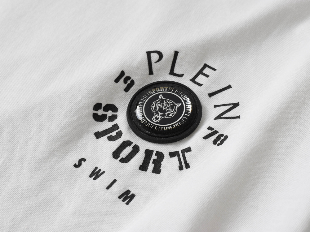 PLEIN SPORT - Бяла тениска