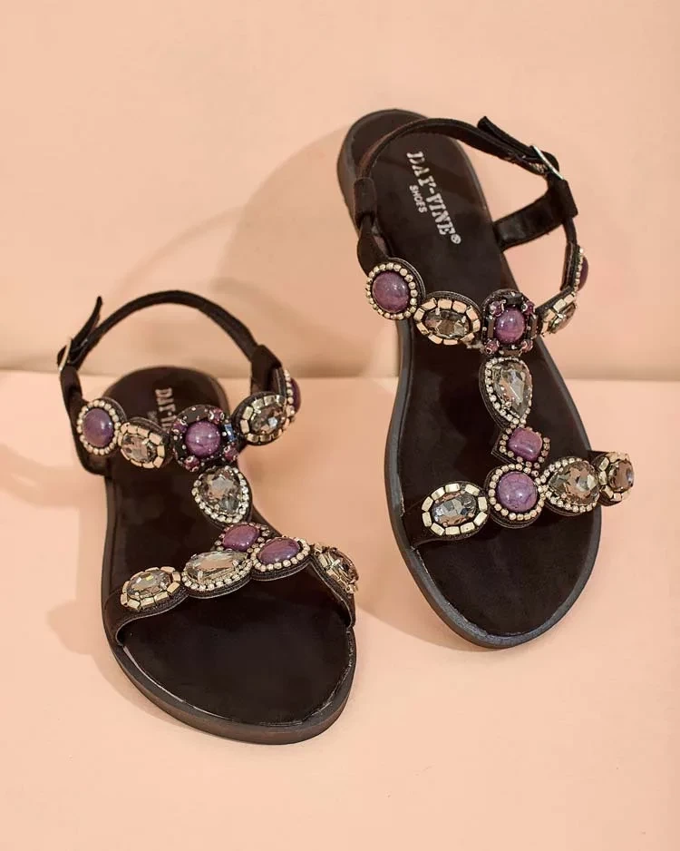 Resti Women&#039;s sandals with zirconia Sobrinas